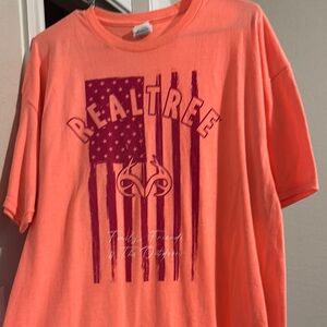 Realtree Bright Orange Flag T-Shirt